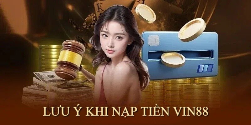 Người chơi chỉ nạp tiền qua những phương thức mà VIN88 cung cấp sẵn